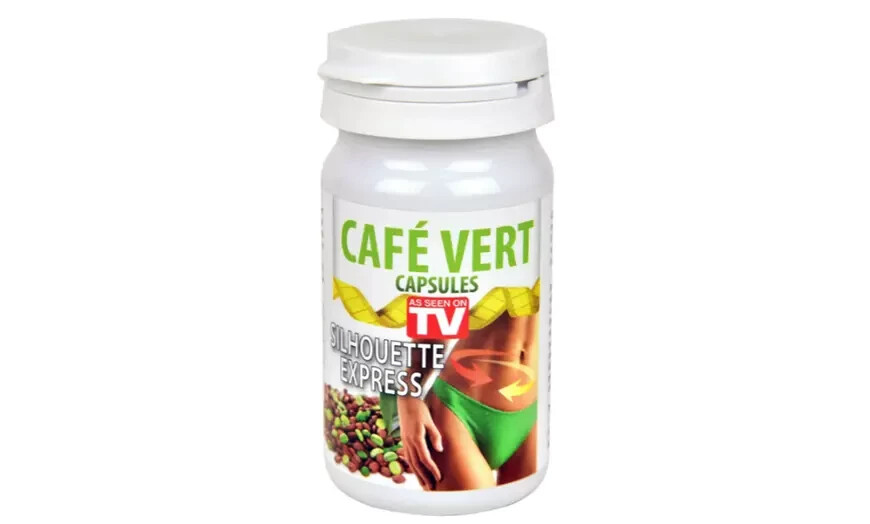 Café vert silhouette express cure détox anti-fatigue pour affiner la taille 60 capsules