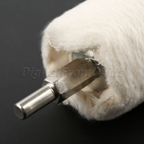 Small Cotton Cylindrical Polishing Cleaning Wheels Pad Brush Grinder Rotary Tool - Picture 9 of 12