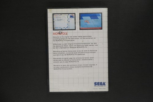 Monopoly Sega Master System Complet PAL MS - Picture 2 of 4