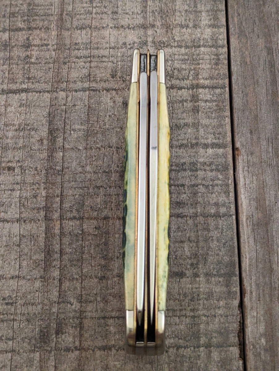 2002 Case XX Limited Edition Green Apple Jigged Bone 4.25
