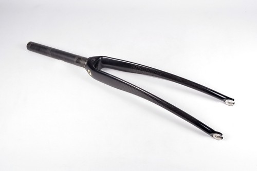 Racing Rossin Mizuno Road Bicycle Carbon Fork Japan 1-1/8" 700c 420 Grams RARE - Picture 3 of 12