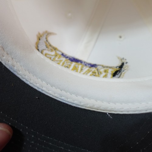 Vintage Baltimore Ravens Sports Specialties Hat Snapback White Plain Logo Cap - Picture 10 of 20
