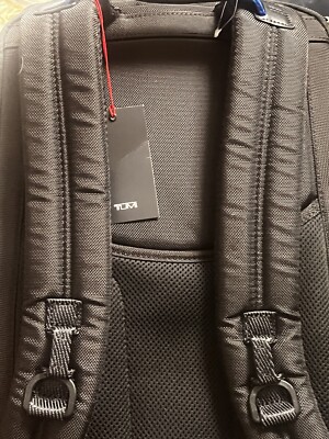 NWT Tumi Hedrick Deluxe Brief Pack in Black/Gray $495. | eBay