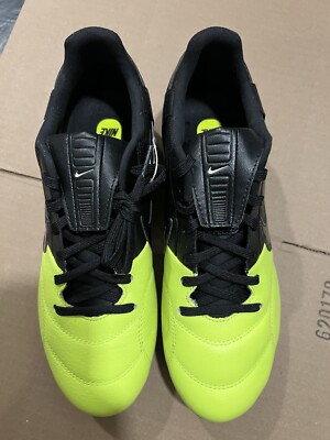 NEW Nike Premier 3 FG Soccer Cleats AT5889-009 Size 6 Black Green Nike The Premier III Firm Ground - Black/Black/Volt - Mens Boots main image 2