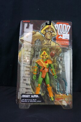 JOHNNY ALPHA 2000 AD Collectors Series Action Figure 1999 Reaction STRONTIUM DOG