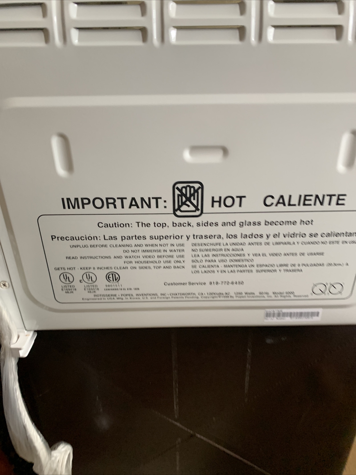 NEW  OPEN BOX RONCO SHOWTIME 4000 FULL SIZE ROTISSERIE - BBQ DELUXE Set!