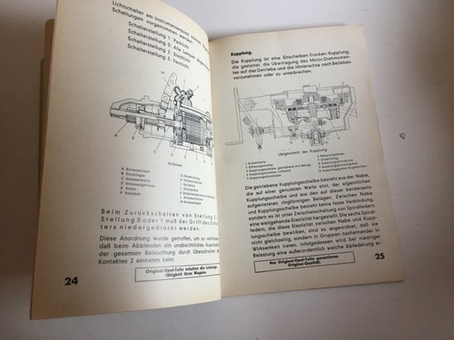 OPEL 1,0 Liter Betriebsanleitung 1933 Bedienungsanleitung Handbuch Bordbuch BA - Picture 5 of 8