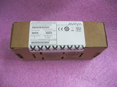 Lot 5 of Avaya AA1403015-E6 10GE SR SW SFP Transceiver NEW - B3610