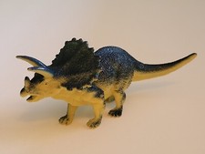 Rare Vintage 6" Triceratops Dinosaur PVC Detailed Realistic Action Figure.
