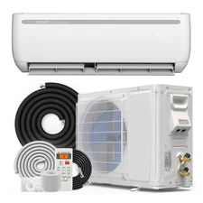 18000 BTU Mini Split Air Conditioner Cool Heat Pump System Ductless Wifi w/ Kit