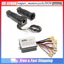 24V 350W Motor Brush Controller Throttle Grips For Electric Scooter E-Bike Razor