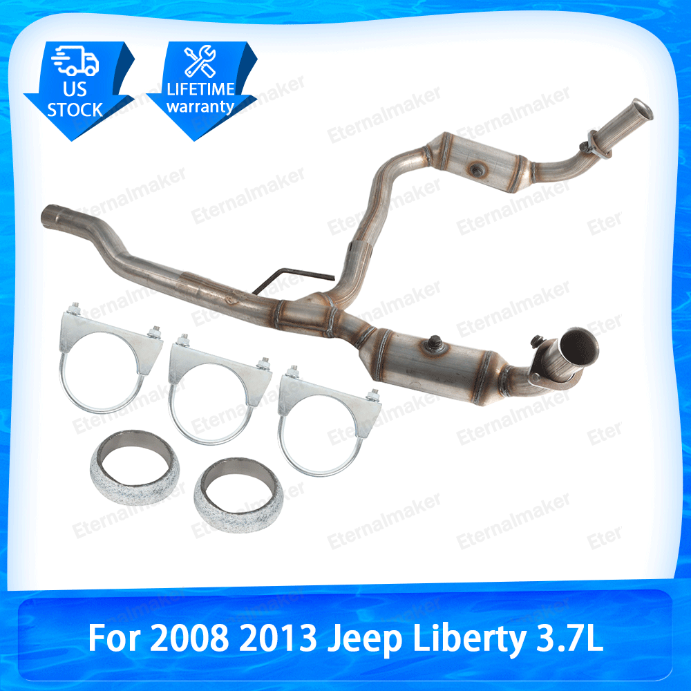 New Fit 20082013 JEEP Liberty 3.7L Y Pipe Catalytic Converters us