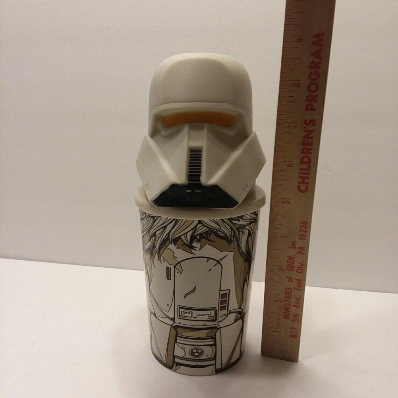 Star Wars Trooper cup Straw Dennys Solo 20 Oz