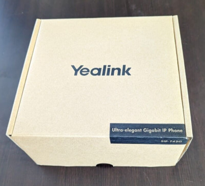 NEW!!! Yealink SIP-T42G - Multi-Function Gigabit IP Phone, NO POWER ADAPTER