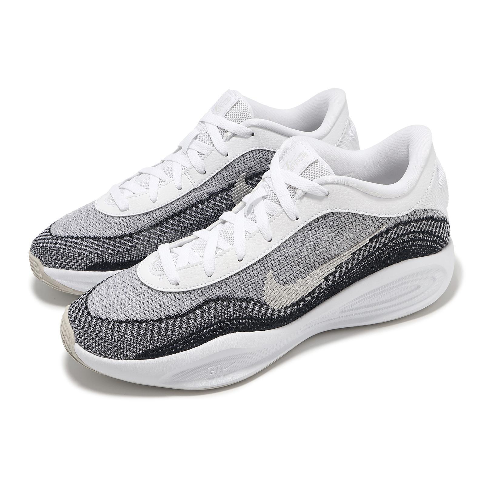 Мужские баскетбольные кроссовки Nike G.T. Hustle Academy EP White Black Light Bone FJ7808-100