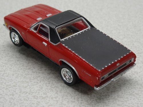 AURORA TJET NURORA CHEVY EL CAMINO DK RED / MAG WHEELS HO SLOT CAR - Picture 3 of 6