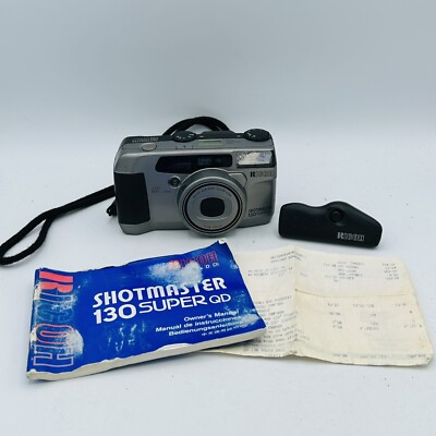 RICOH Shotmaster 130 Super QD 35mm Camera AF MULTI 7 ZONE Point & Shoot & Remote