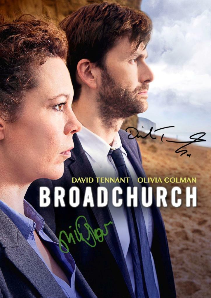 Broadchurch SIGNED PHOTO POSTER 12