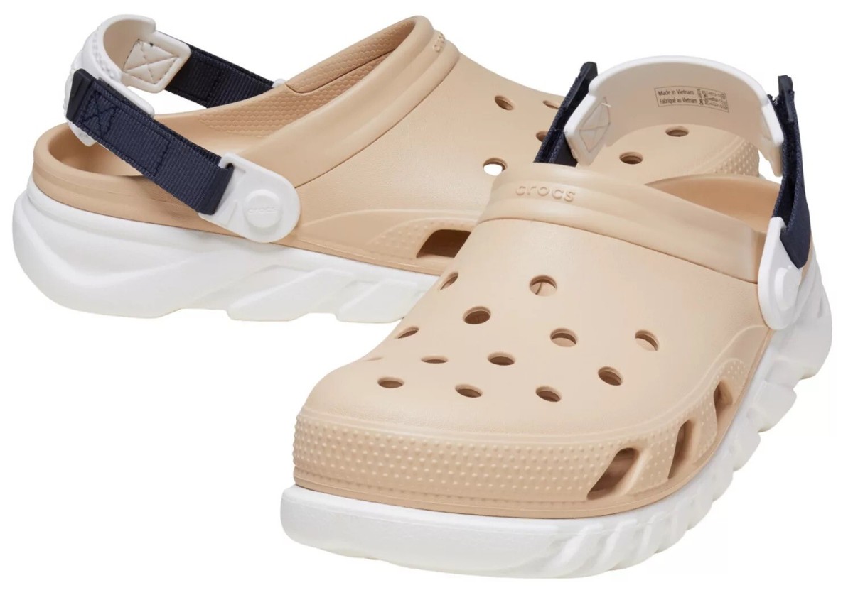 Crocs Duet Max II 2 Clog Shitake Men 12 Unisex Slip On Casual