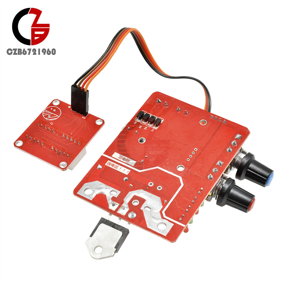 Punktschweißer-Steuerplatine 9-12V AC | Einstellbar 40A/100A Für DIY-Akkuschweißen