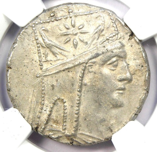 Tigranes II AR Tetradrachm Armenia Coin 95 BC - NGC Choice AU - 5/5 Strike!