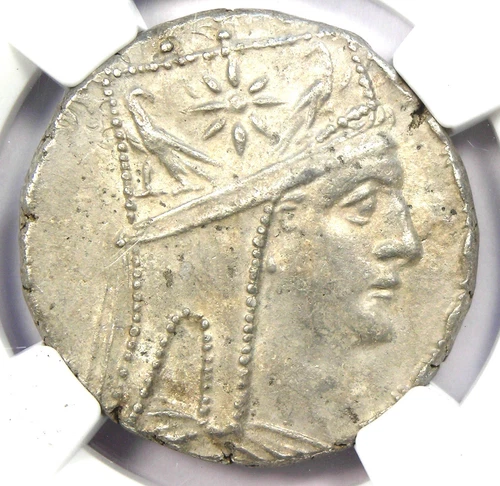 Tigranes II AR Tetradrachm Armenia Coin 95 BC - NGC Choice AU - 5/5 Strike!