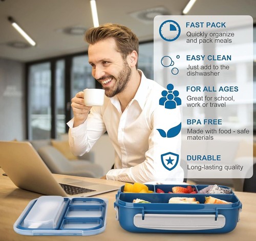 1300ml Bento-Lunchbox Bentobox Essen Thermo Brotdose Behälter Brotzeitdose DHL - Bild 8 von 15