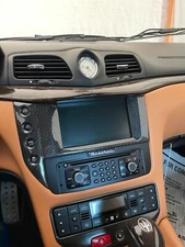 MASERATI GRANCABRIO/GRANTURISMO INFOTAIMENT CARBON FIBER OVERLAY - SKIN - COVER