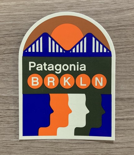 Patagonia Brooklyn New York NYC Sticker Exclusive Limited Rare Decal Authentic - Bild 1 von 3