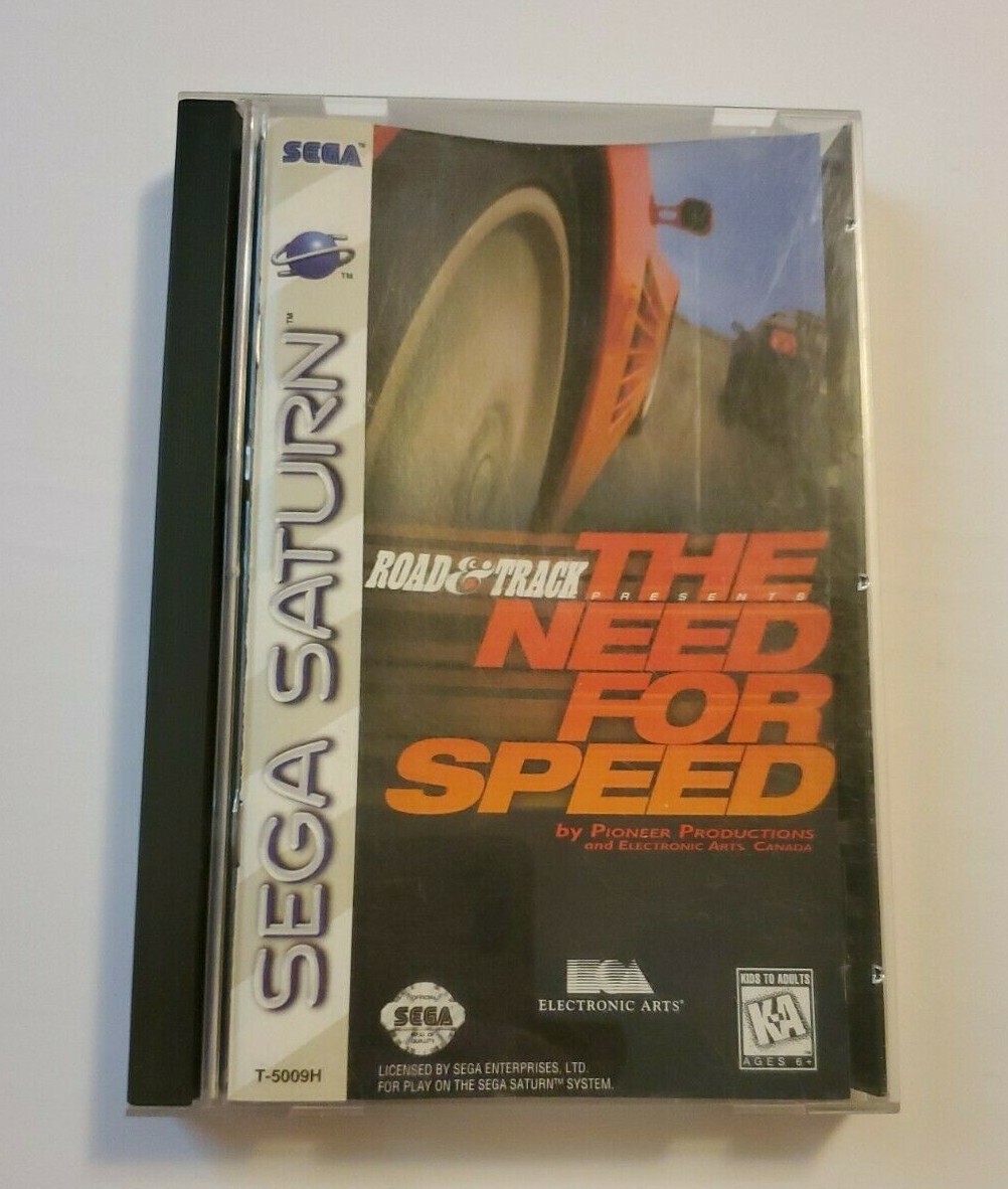 THE NEED FOR SPEED SEGA SATURN VERSION AMÉRICAINE. BE