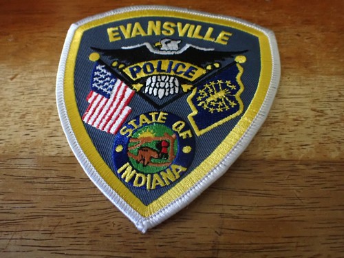 VINTAGE EVANSVILLE INDIANA COLLECTIBLE OBSOLETE SHOULDER PATCH BX SP #463