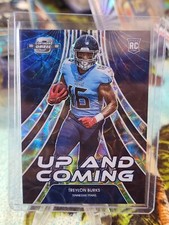 2022 Panini Contenders Optic Up and Coming Black Scope Treylon Burks /25