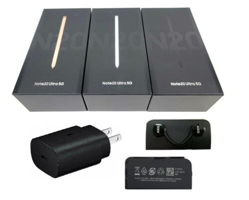 Samsung Galaxy Note 20 / 20 Ultra 5G Empty Box with OEM Accessories - 第 1/7 張圖片