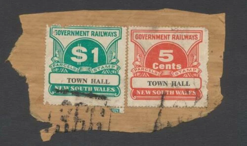 Trains, Railroads New South Welsh Stamps
