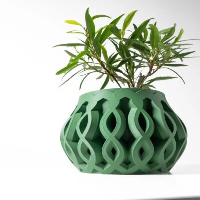 The Cylas Orchid Pot with Tray
