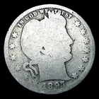 1897-O Barber Quarter Silver ---- Nice Coin ---- #983V
