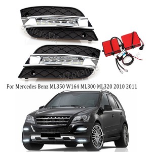 Details About Led Daytime Running Light Fog Lamp Bumper For Mercedes Benz Ml350w164ml280 Drl