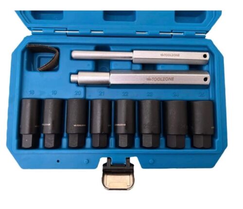10 Piece Locking Wheel Nut Removal Sockets 10pc (socket , alloy wheels) 6178 - Picture 2 of 7