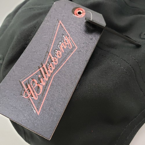 Billabong x Budweiser Beer Bow Mens One Size Black Adjustable Snapback Cap Hat - Picture 8 of 10