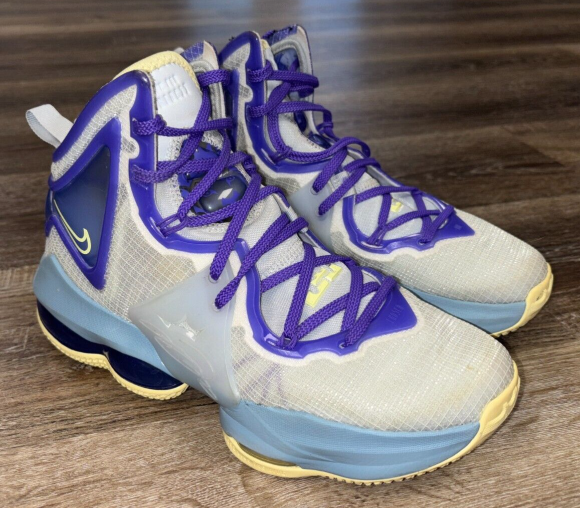 Nike LeBron 19 Aura 'Easter' Mid Basketball Sneakers Shoes DD0418
