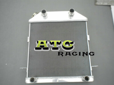 4 Row Aluminum Radiator For 1939 1940 1941 Ford Deluxe Sedan Chevy V8 Eng