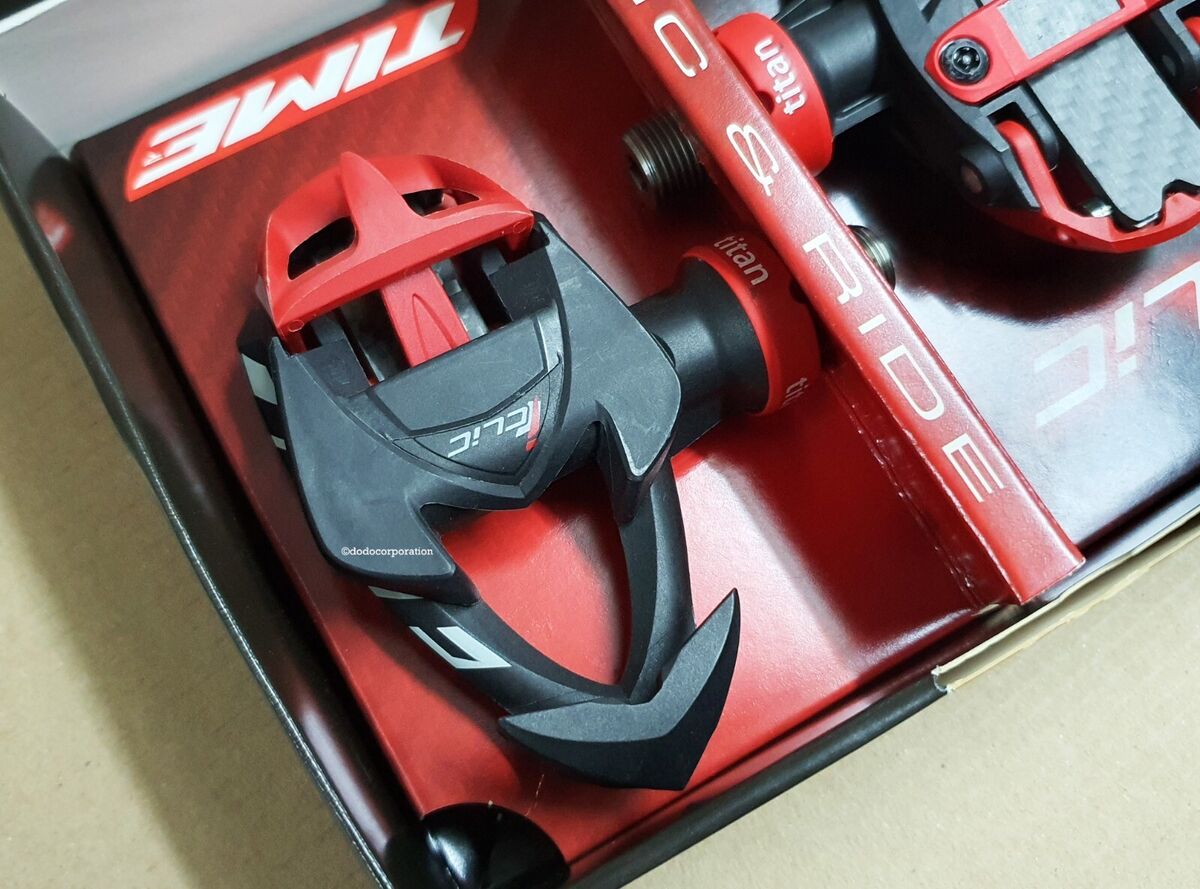 TIME PEDALS ICLIC TITAN CARBON CARBOFLEX (PAIR) red | eBay TIME PEDALS ICLIC TITAN CARBON CARBOFLEX (PAIR) red | eBay