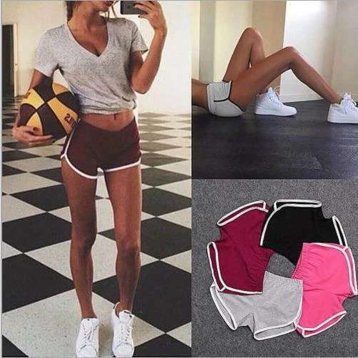 Women's Sports Shorts Yoga Gym Lady Jogging Lounge Summer Beach Pants - Image 4 of 4