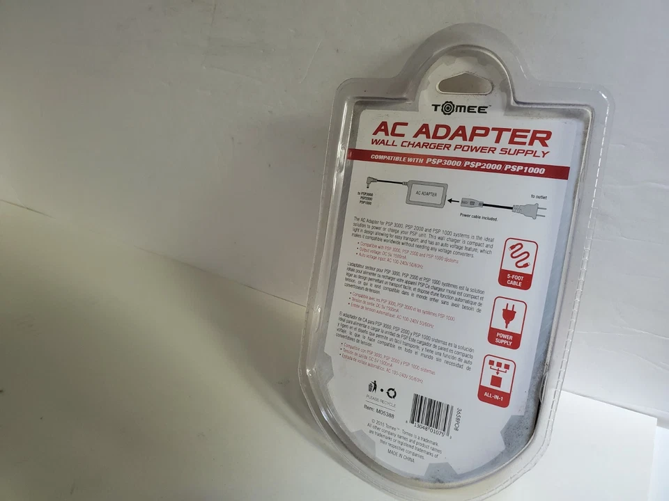 NEW TOMEE AC POWER SUPPLY ADAPTER FOR PSP 1000, 2000 & 3000 FACTORY SEALED #2C - Image 3 of 4