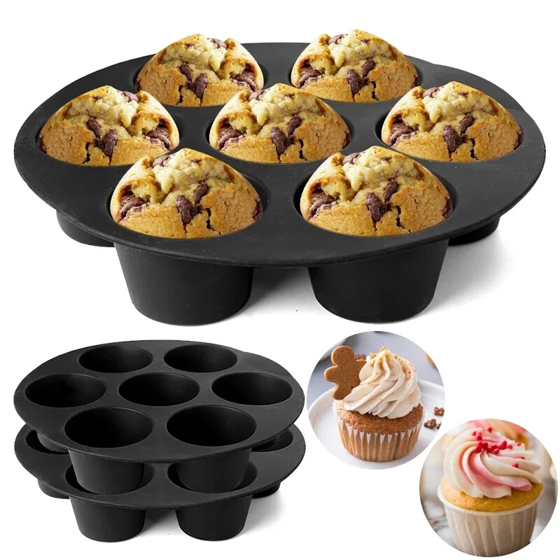 Air Fryer Accessories 7 With Cake Cup Mold Silicone 7 Even Round Muffin Cup Mold Air Fryer Accessories 7 With Cake Cup Mold Silicone 7 Even Round Muffin Cup Mold
