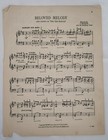 Beloved Melody - "The Old Refrain" - J. Brandl, Piano Sheet Music, Vintage, 1940