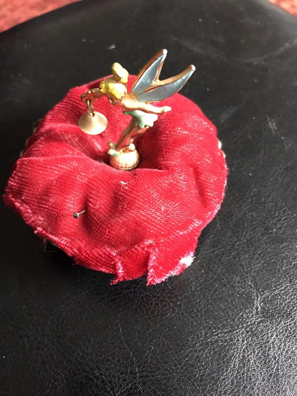 Vintage Tinker bell Pin Cushion 1960’s Disney