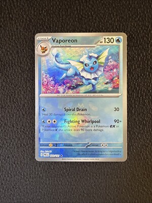 Masterball Vaporeon 022/131 - Prismatic Evolutions - Pokémon TCG