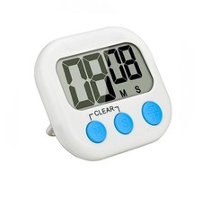Large LCD Digital Timer Loud Alarm Magnetic Kitchen Cooking Count-Down Up M