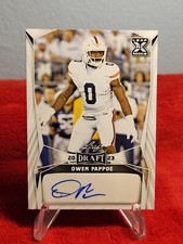 2022 Leaf Draft - Autographs Rookie #ba-op1 Owen Pappoe (RC) - Auburn Tigers